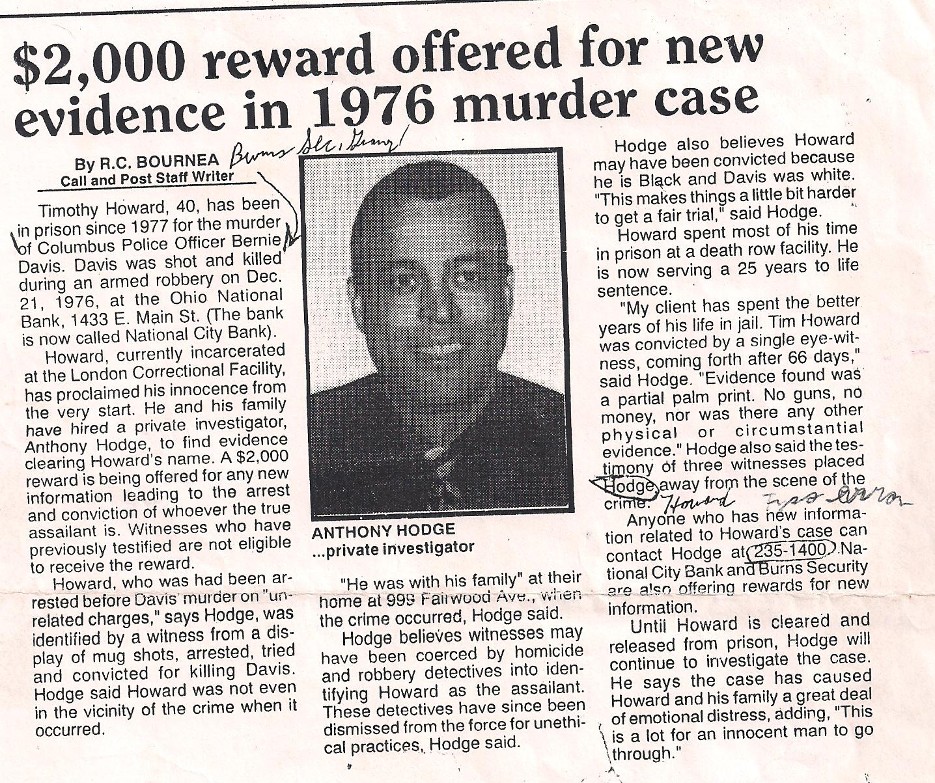 $2,000 reward offerd for new evidence in 1976 murder case 