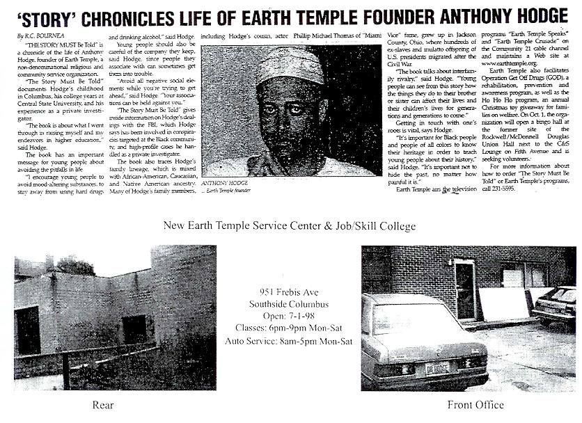 'Story' Chronicles Life of Earth Temple Founder Anthony Hodge