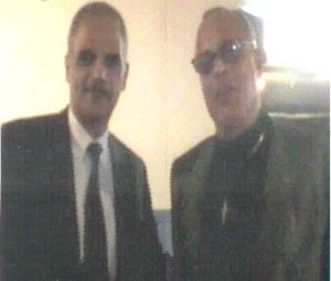 Rev. Hodge with Eric Holder Rev. Hodge with Eric Holder