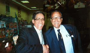 Rev. Hodge with Ted (Baritone) Williams Rev. Hodge with Ted (Baritone) Williams