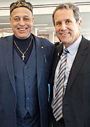 Rev. Hodge with Sen. Sherrod Brown
