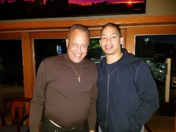 Dr. Hodge with Cleveland Cavilers Coach