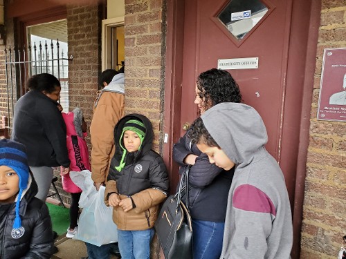 Project Ho! Ho! Ho! 2019 - People Waiting Outside the House