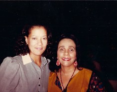 Daria Hodge with Coretta Scott King Daria Hodge with Coretta Scott King